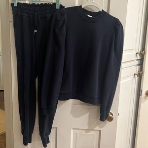 Cami NYC Roberta Sweatshirt and Lynley Joggers Set Navy XXS